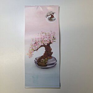 Cherry Bonsai Tree Instruction Book Manual Parts List Pink Blossom Block Buildin